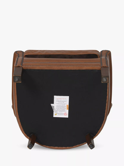 Halo Little Professor Leather Armchair, Riders Nut