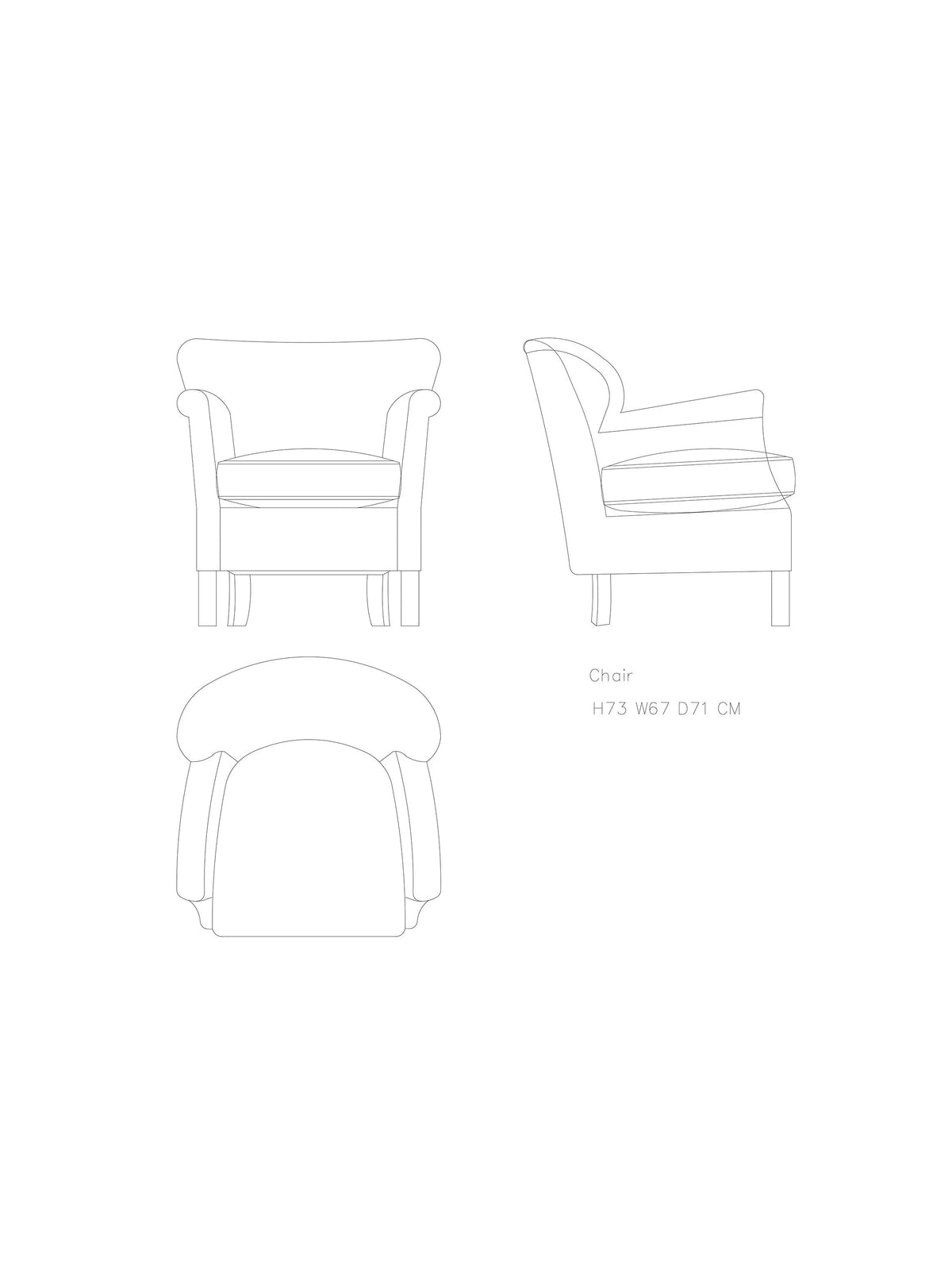 Halo Little Professor Leather Armchair, Riders Nut