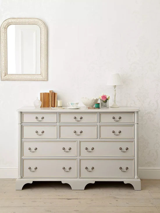 Laura Ashley Clifton 10 Drawer Chest, Grey