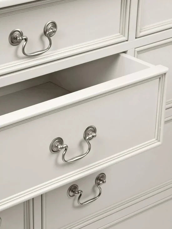 Laura Ashley Clifton 10 Drawer Chest, Grey Bedroom Storage