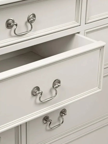 Laura Ashley Clifton 10 Drawer Chest, Grey Bedroom Storage