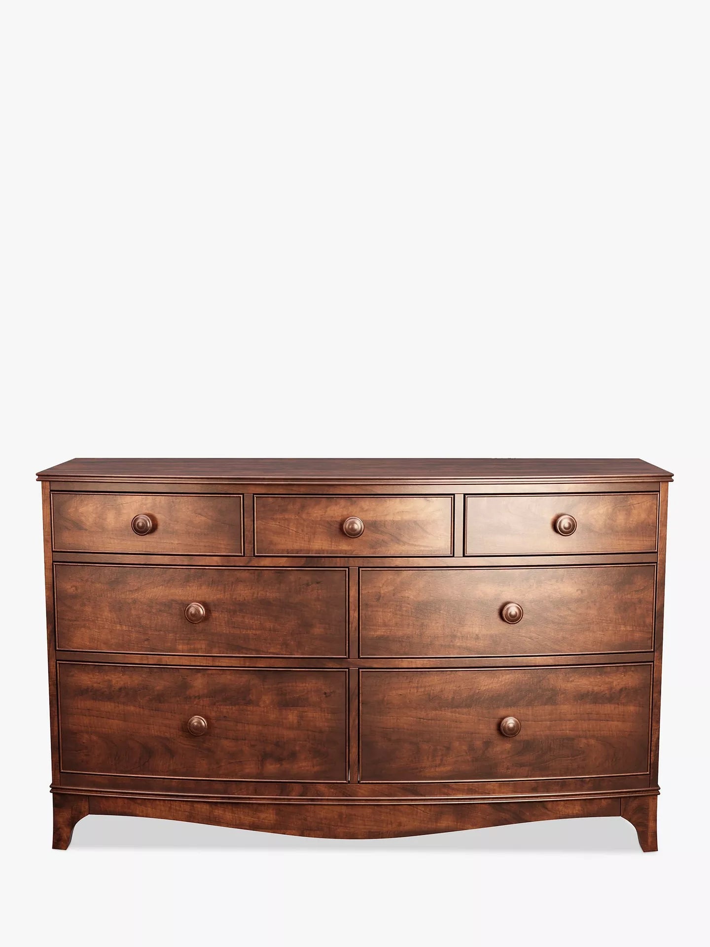 Laura Ashley Broughton 7 Drawer Chest, Dark Brown