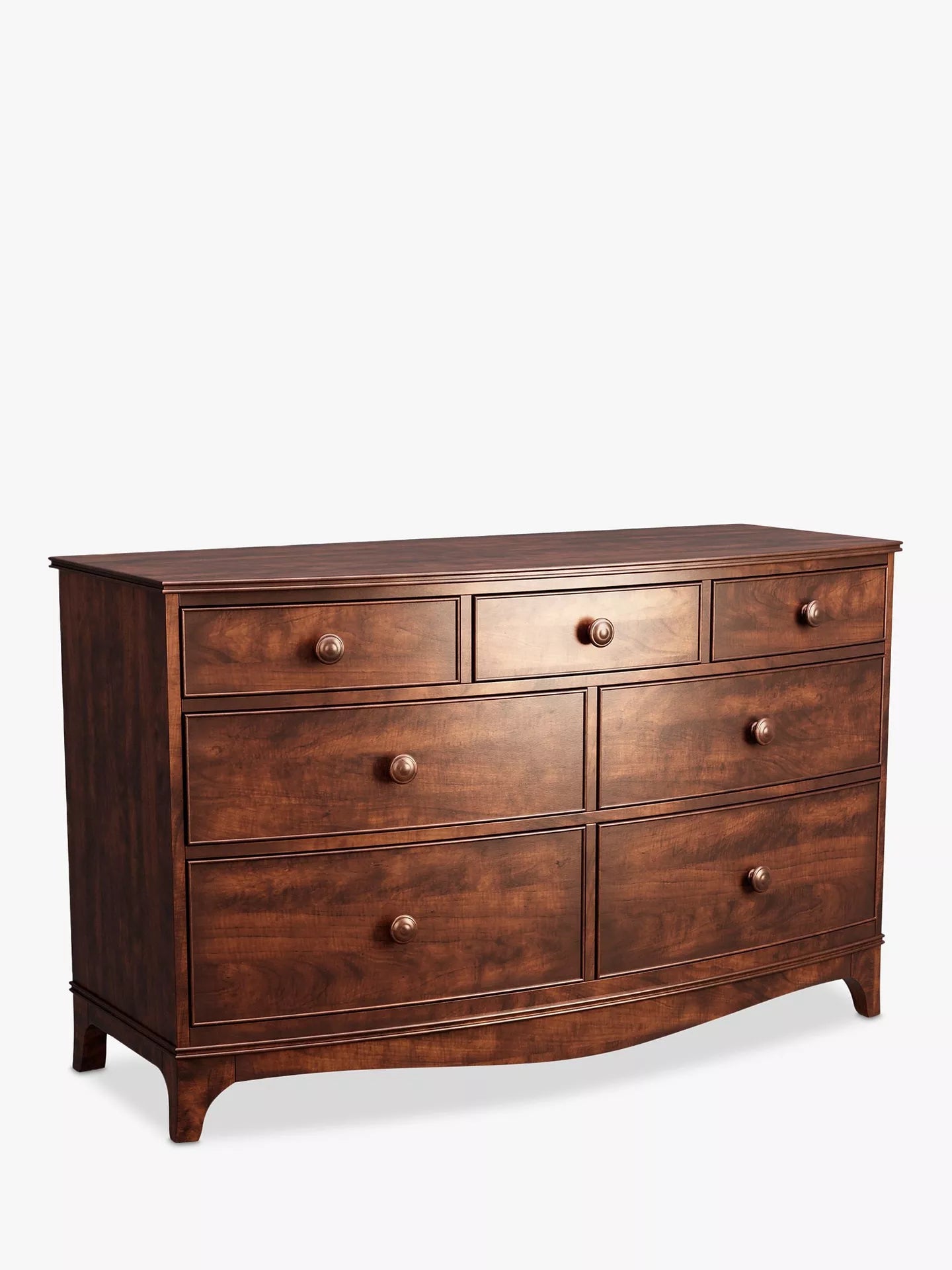 Laura Ashley Broughton 7 Drawer Chest, Dark Brown