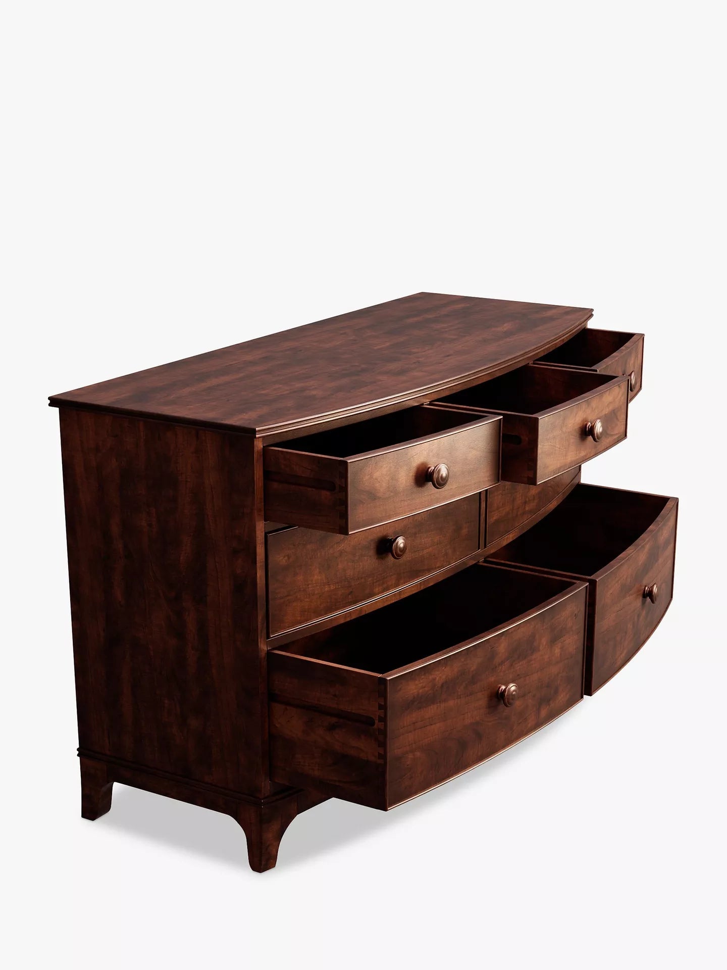 Laura Ashley Broughton 7 Drawer Chest, Dark Brown