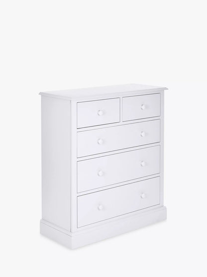 Laura Ashley Ashwell 5 Drawer Chest, White