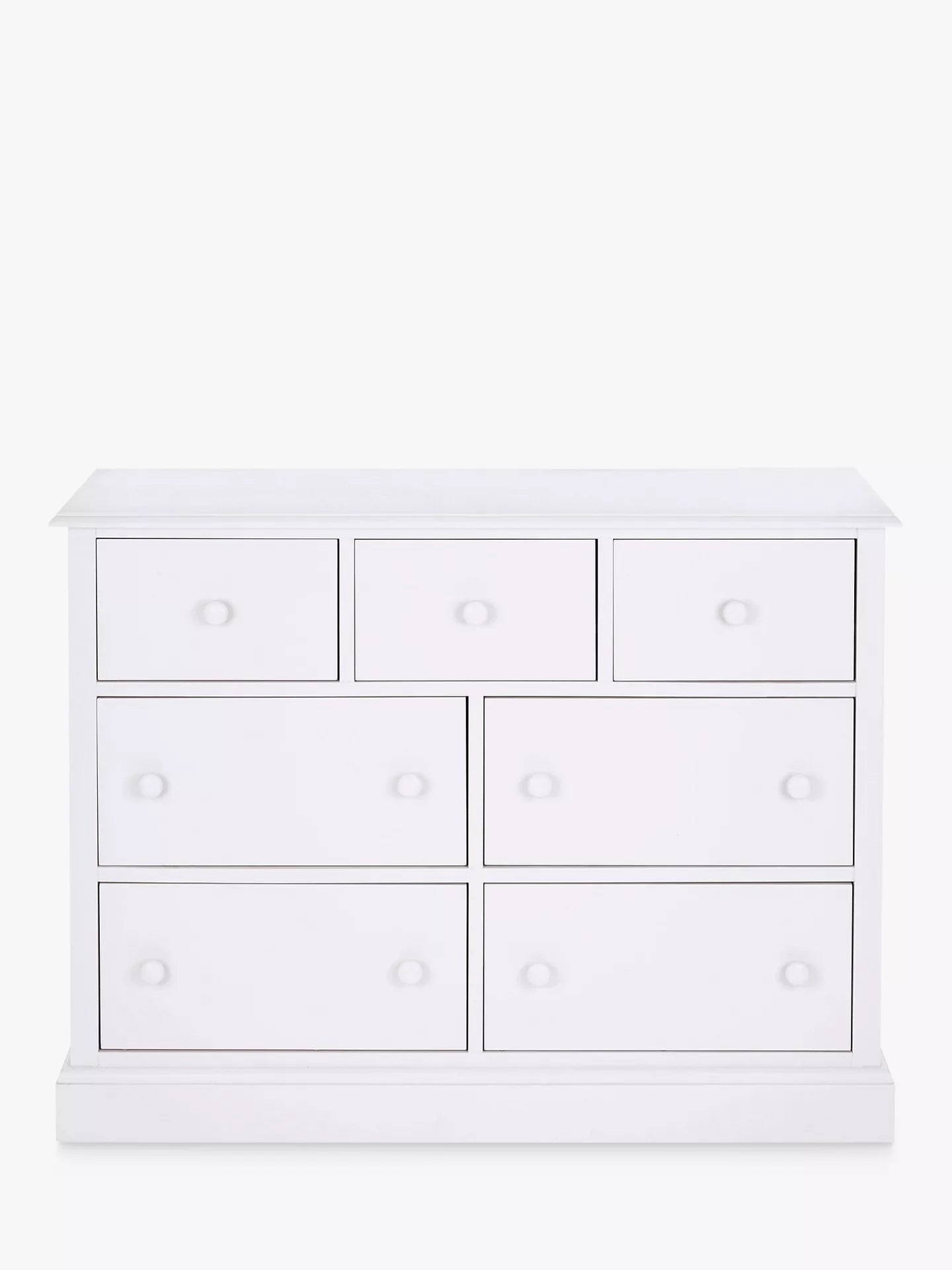 Laura Ashley Ashwell 7 Drawer Chest, White