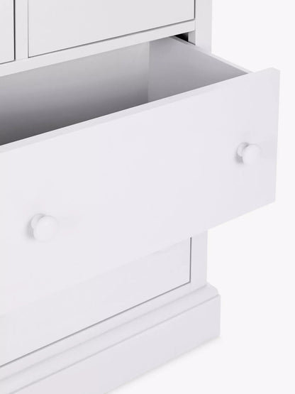 Laura Ashley Ashwell 7 Drawer Chest, White