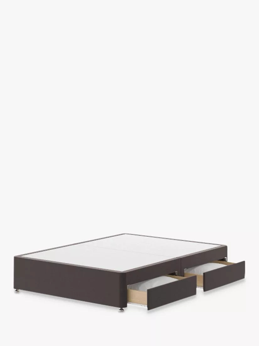 Silentnight 4 Drawer Divan Base, King Size, Ebony