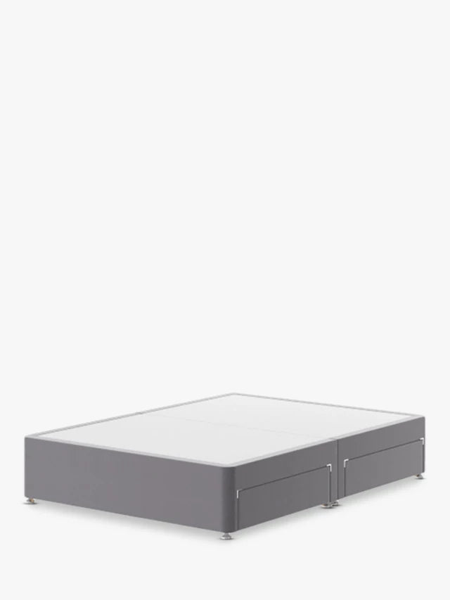 Silentnight 4 Drawer Divan Base, King Size, Slate Grey