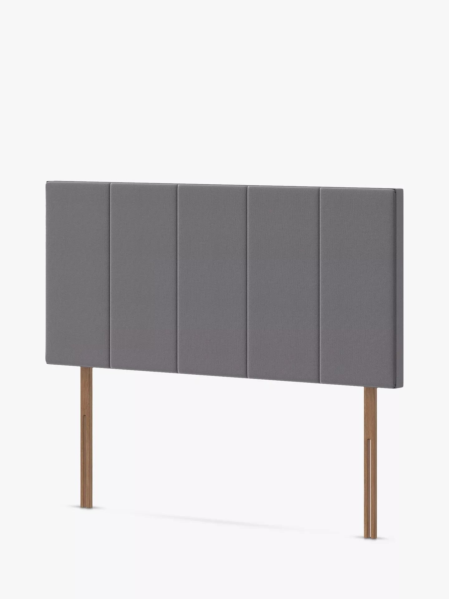 Silentnight Bresica Strutted Headboard, King Size, Slate Grey