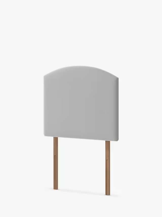 Silentnight Selene Strutted Headboard, Single, Light Grey