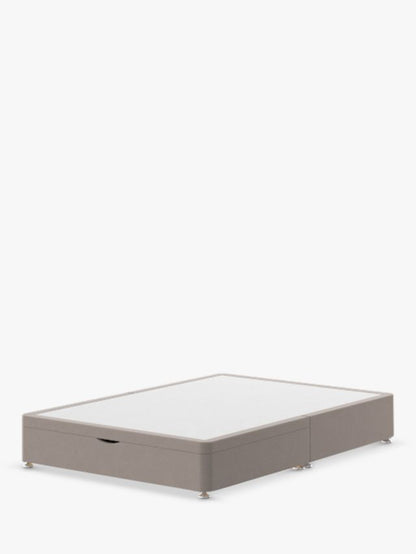 Silentnight End Divan Half Ottoman Storage Bed, Double, Mink