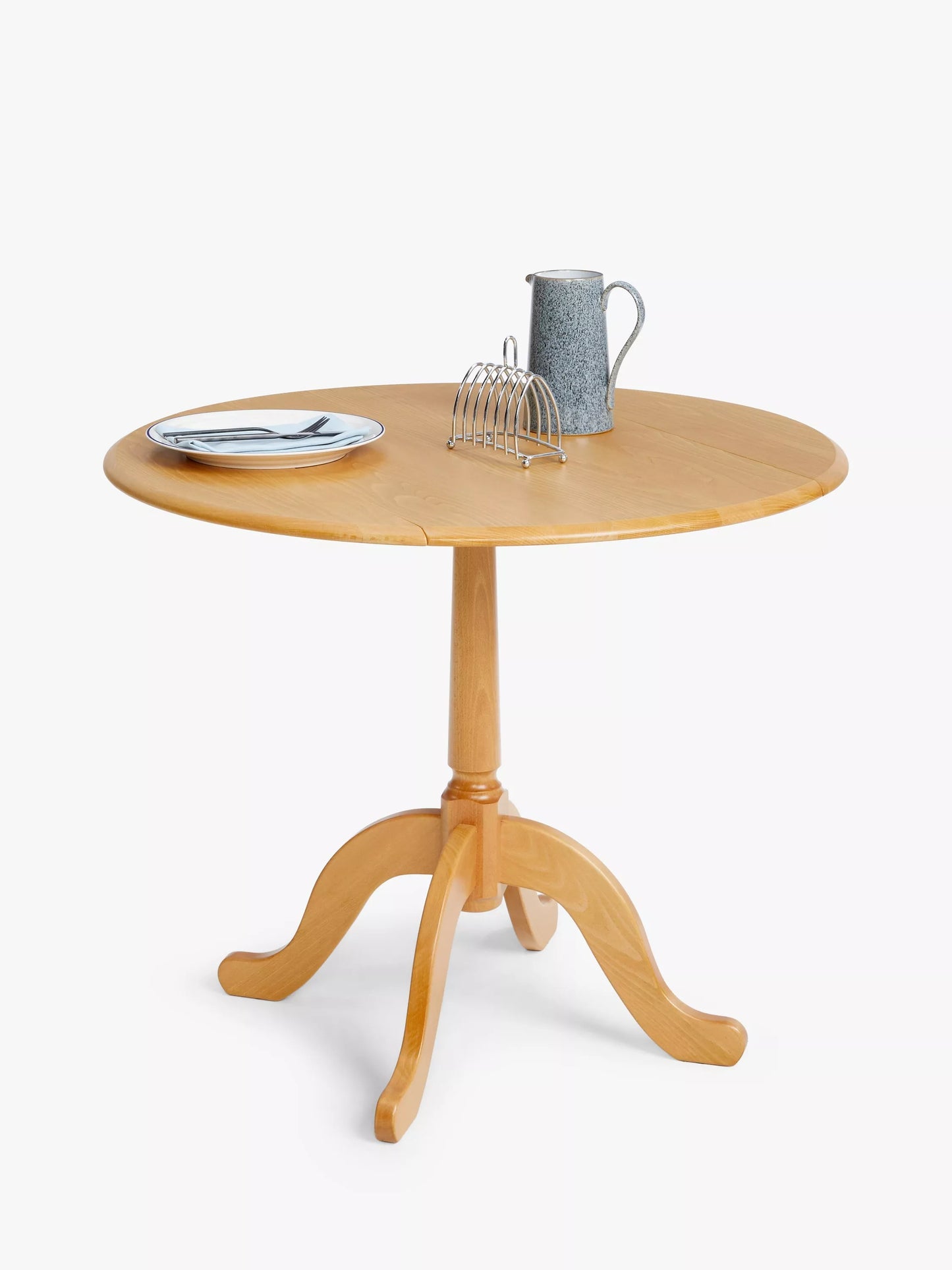 John Lewis Clayton 2-4 Seater Drop Leaf Dining Table, FSC-Certified (Beech Wood)