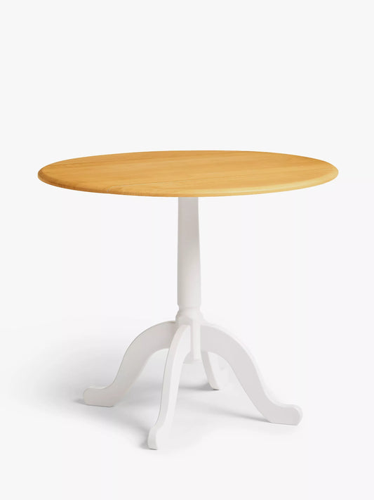 John Lewis Clayton 2-4 Seater Drop Leaf Round Dining Table, FSC-Certified (Beech Wood)