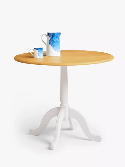 John Lewis Clayton 2-4 Seater Drop Leaf Round Dining Table, FSC-Certifie
