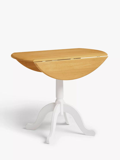 John Lewis Clayton 2-4 Seater Drop Leaf Round Dining Table, FSC-Certifie
