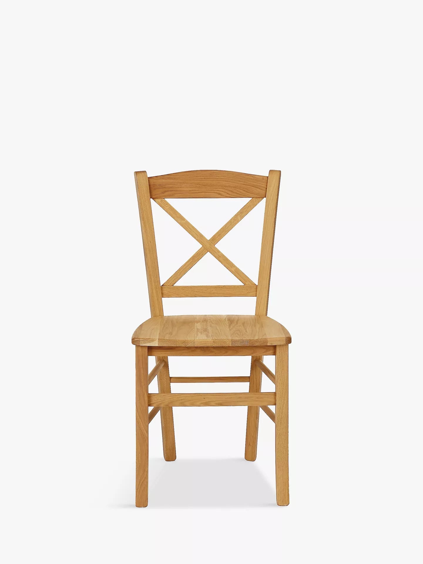 John Lewis Clayton Beech Wood Dining Chairs, Set of 2, Natural