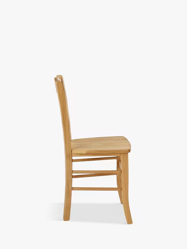 John Lewis Clayton Beech Wood Dining Chairs, Set of 2, Natural