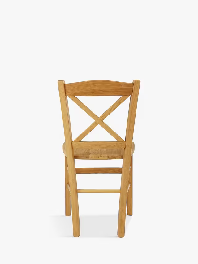 John Lewis Clayton Beech Wood Dining Chairs, Set of 2, Natural