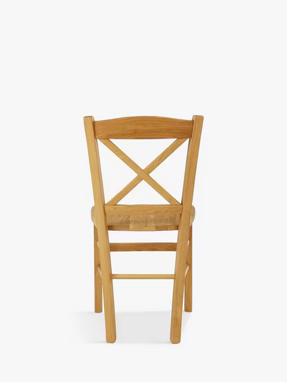 John Lewis Clayton Beech Wood Dining Chairs, Set of 2, Natural