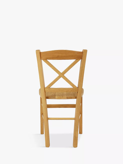 John Lewis Clayton Beech Wood Dining Chairs, Set of 2, Natural