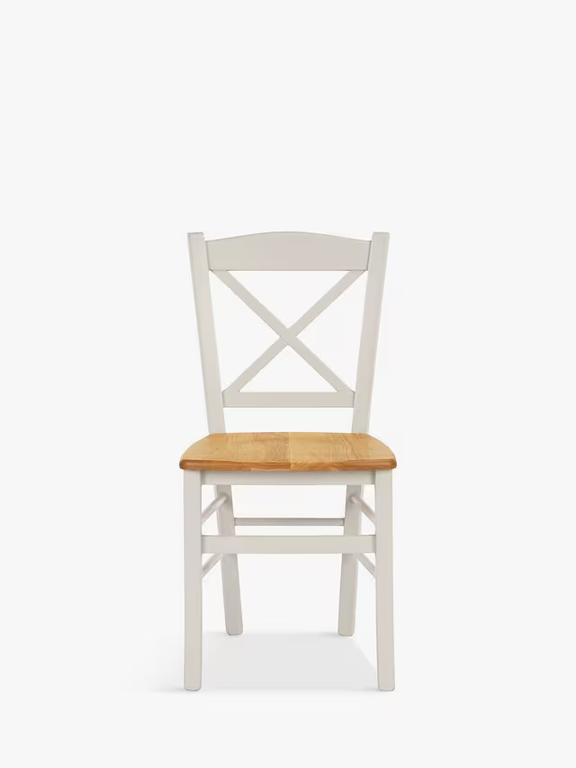 John Lewis ANYDAY Clayton Beech Wood Dining Chairs Single