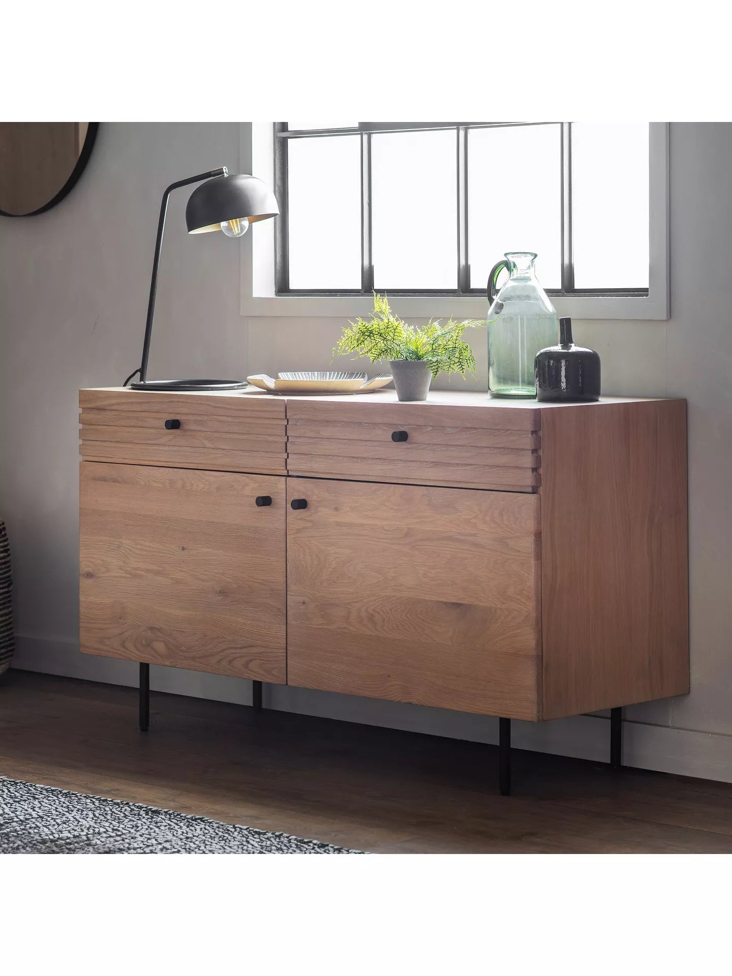 John Lewis Foxley Sideboard, Oak Gallery Direct