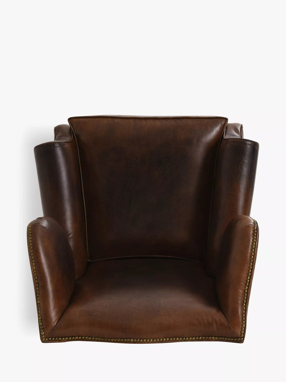 Halo Wing Leather Armchair, London Leather Cognac
