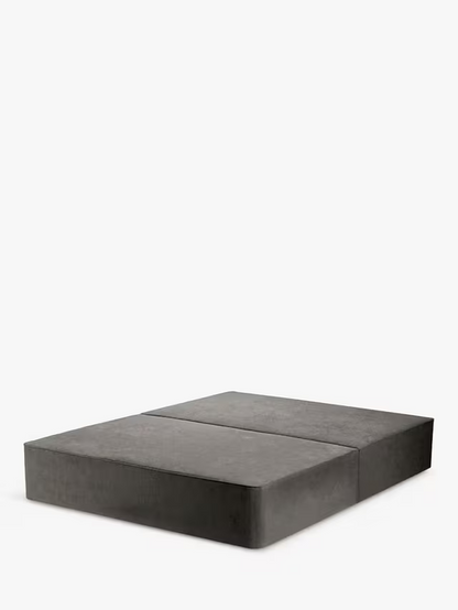 John Lewis Pocket Sprung Divan Base, King Size, Brushed Tweed Charcoal