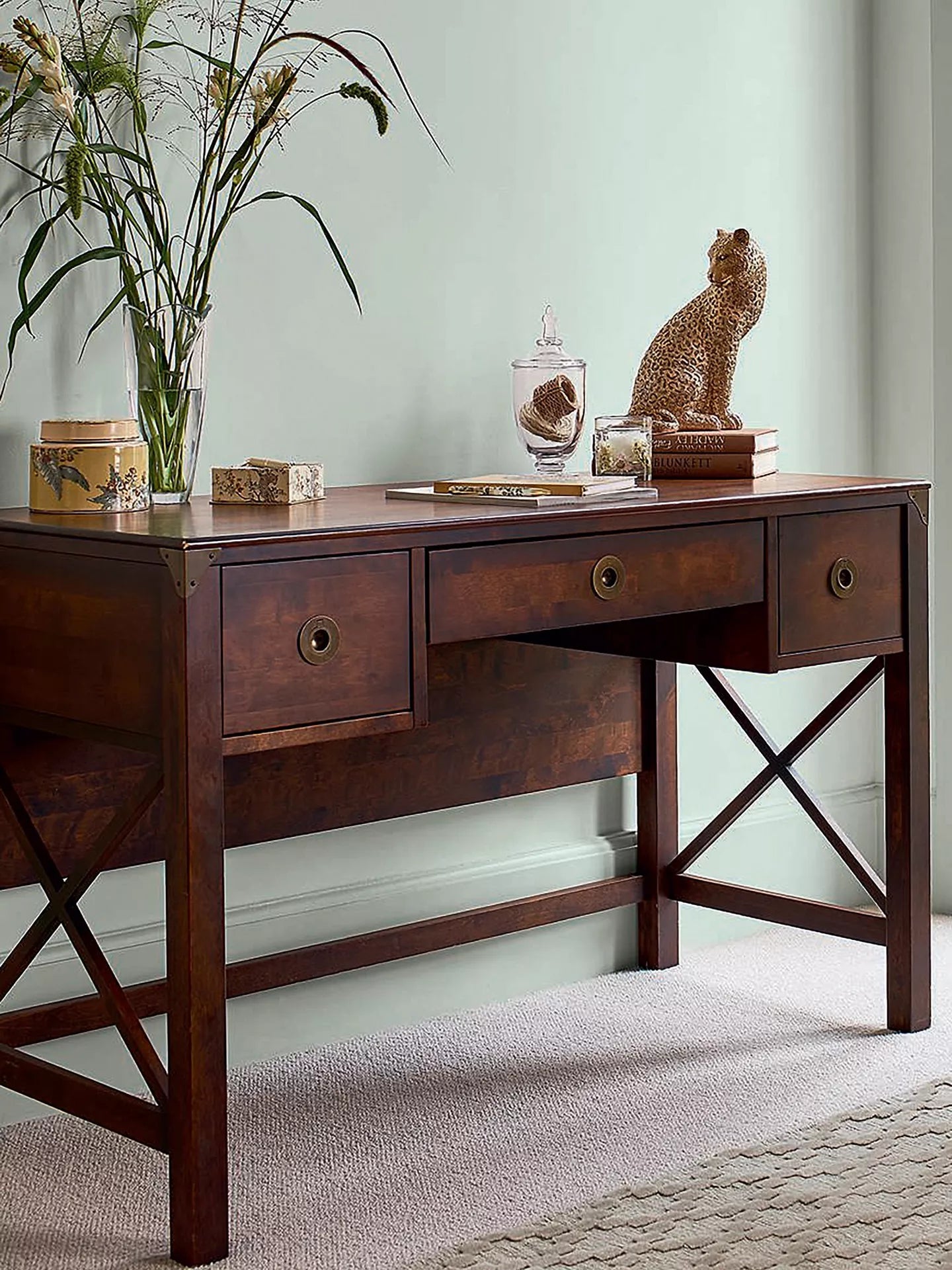 Laura Ashley Balmoral Desk, Dark Chestnut
