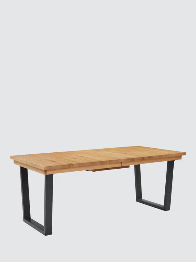 John Lewis Calia 8-10 Seater Extending Dining Table, Solid Oak