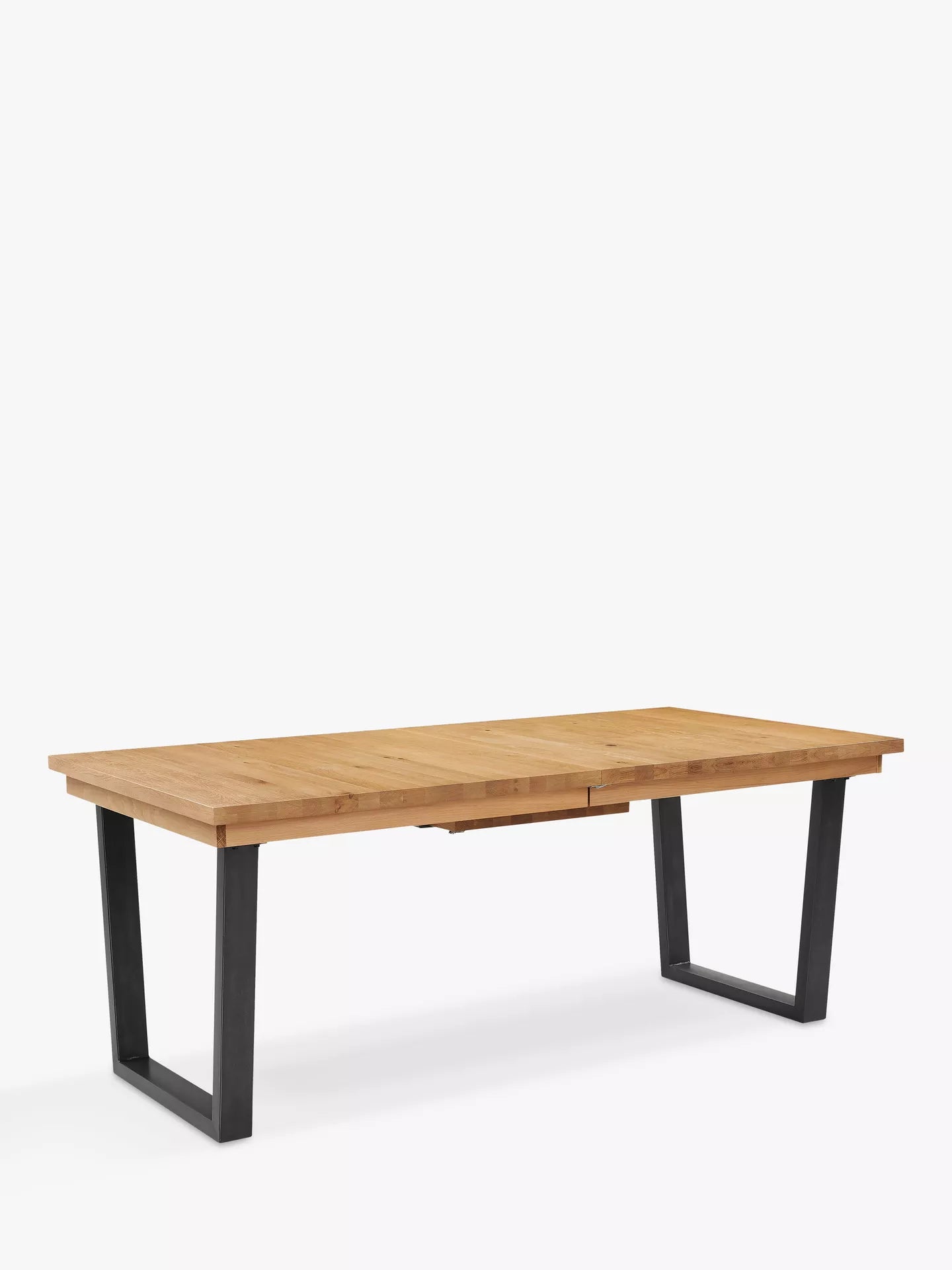 John Lewis Calia 8-10 Seater Extending Dining Table, Solid Oak