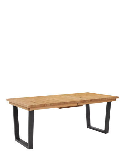 John Lewis Calia 8-10 Seater Extending Dining Table, Solid Oak