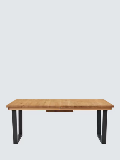 John Lewis Calia 8-10 Seater Extending Dining Table, Solid Oak