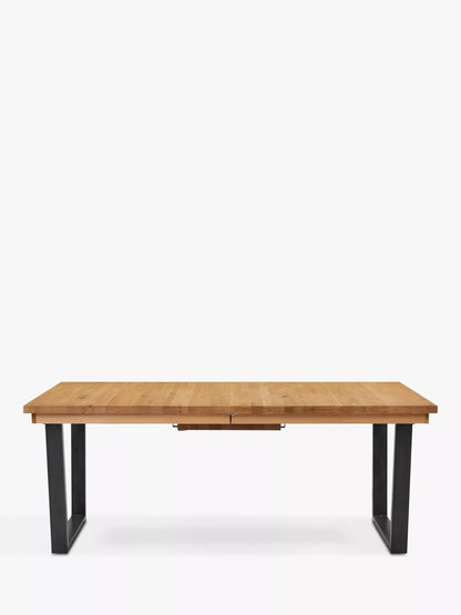 John Lewis Calia 8-10 Seater Extending Dining Table, Solid Oak
