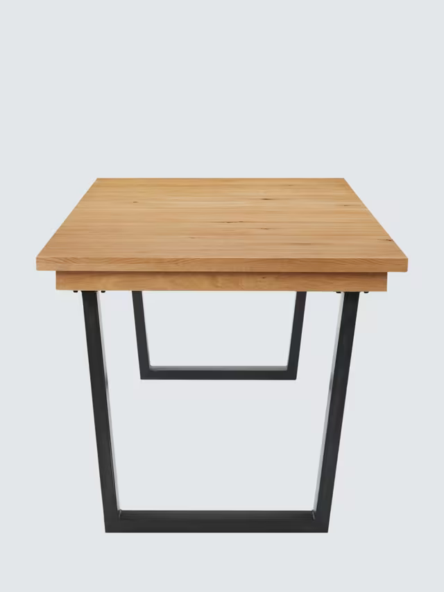 John Lewis Calia 8-10 Seater Extending Dining Table, Solid Oak