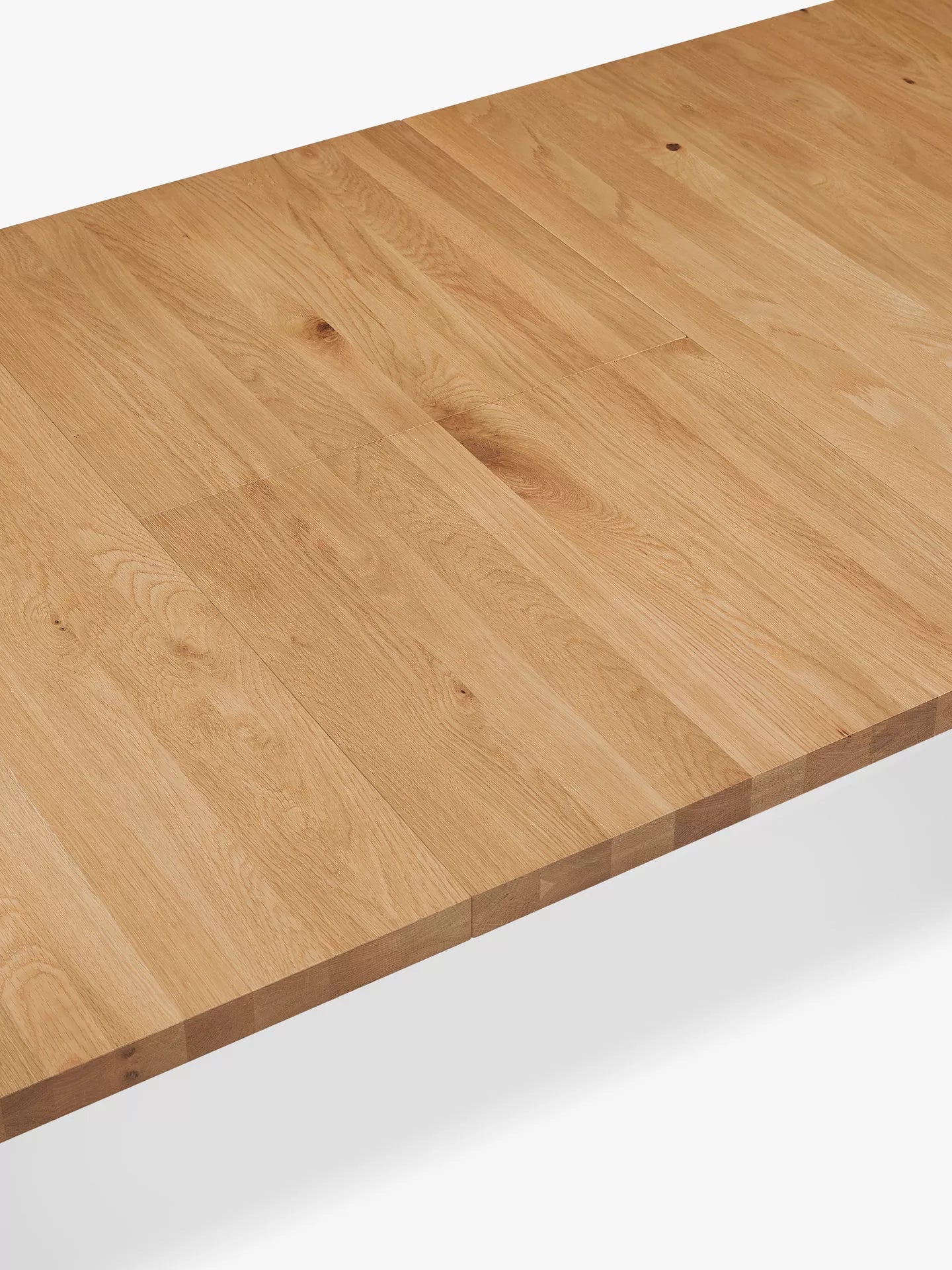 John Lewis Calia 8-10 Seater Extending Dining Table, Solid Oak