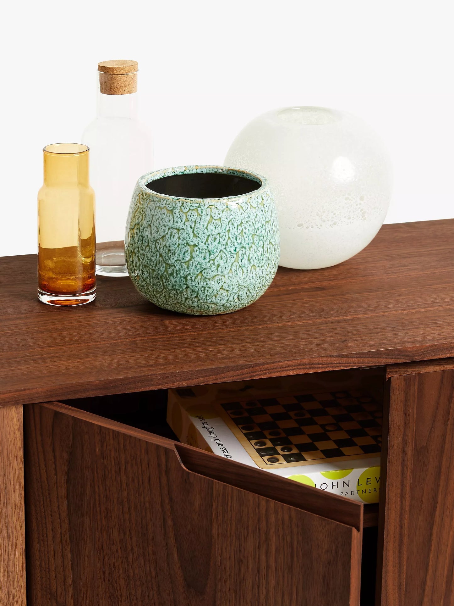 John Lewis Cara 4 Door Sideboard, American Black Walnut