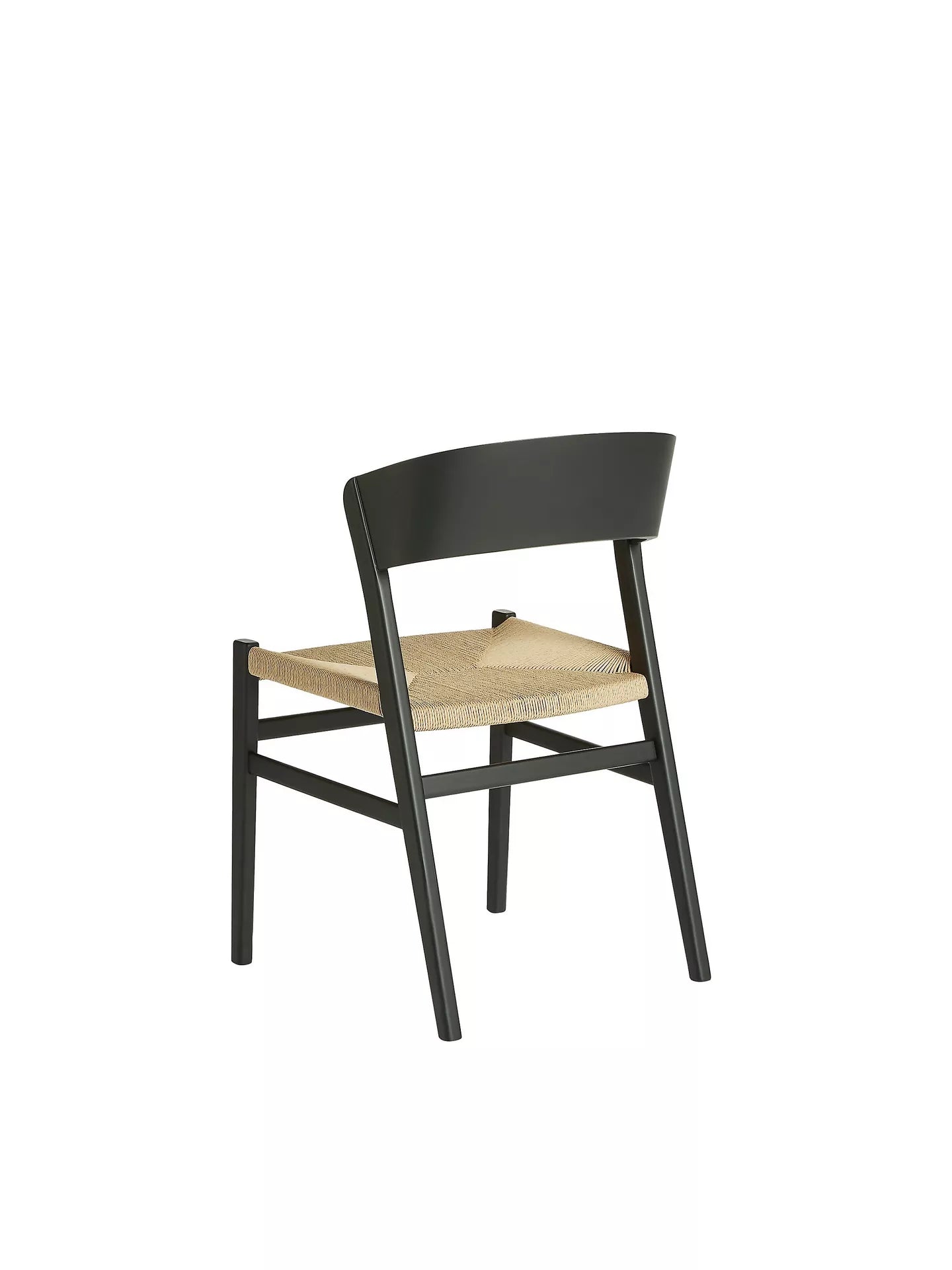 John Lewis Scandi Dining Chair, FSC Certified (Ash Wood), Black