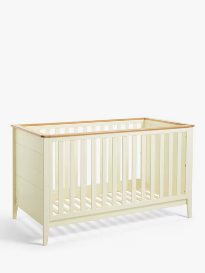 John Lewis Avery Convertible Cotbed, Cream/Natural
