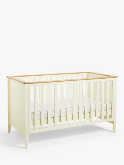 John Lewis Avery Convertible Cotbed, Cream/Natural