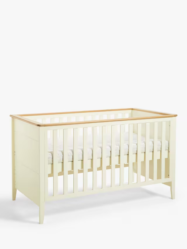 John Lewis Avery Convertible Cotbed, Cream/Natural