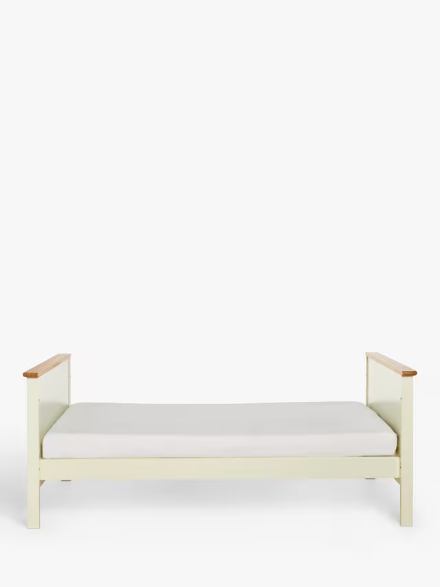 John Lewis Avery Convertible Cotbed, Cream/Natural