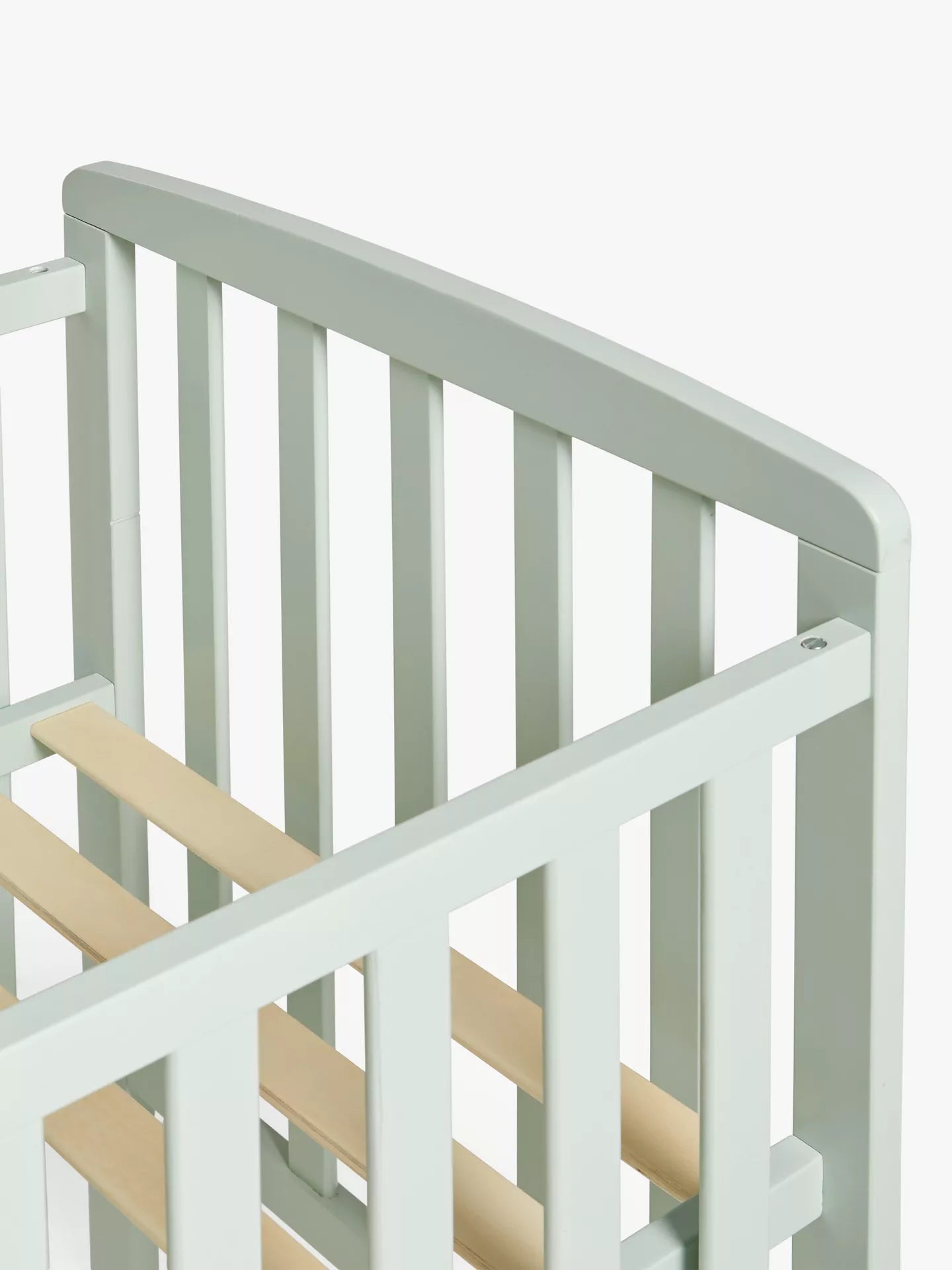 John Lewis Elementary Cot, Misty Green