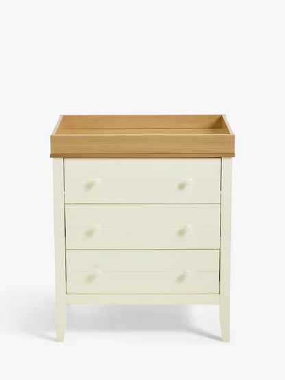 John Lewis Avery Changing Top Dresser, Cream/Natural