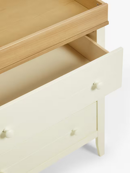 John Lewis Avery Changing Top Dresser, Cream/Natural