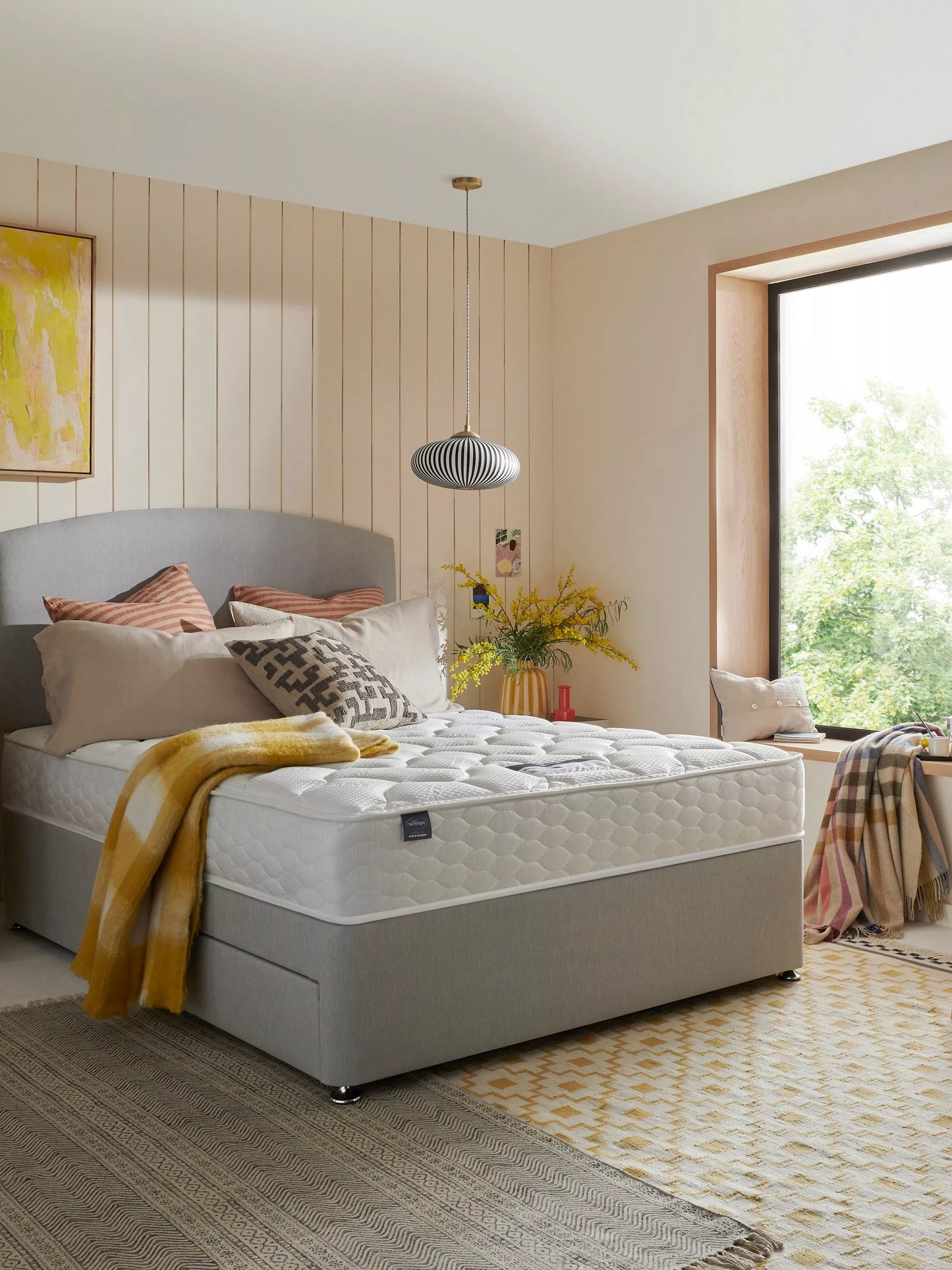 Silentnight Recover Mirapocket 600 Spring Mattress, Medium/Soft Tension, Super King Size