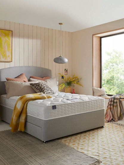 Silentnight Recover Mirapocket 600 Spring Mattress, Medium/Soft Tension, Super King Size