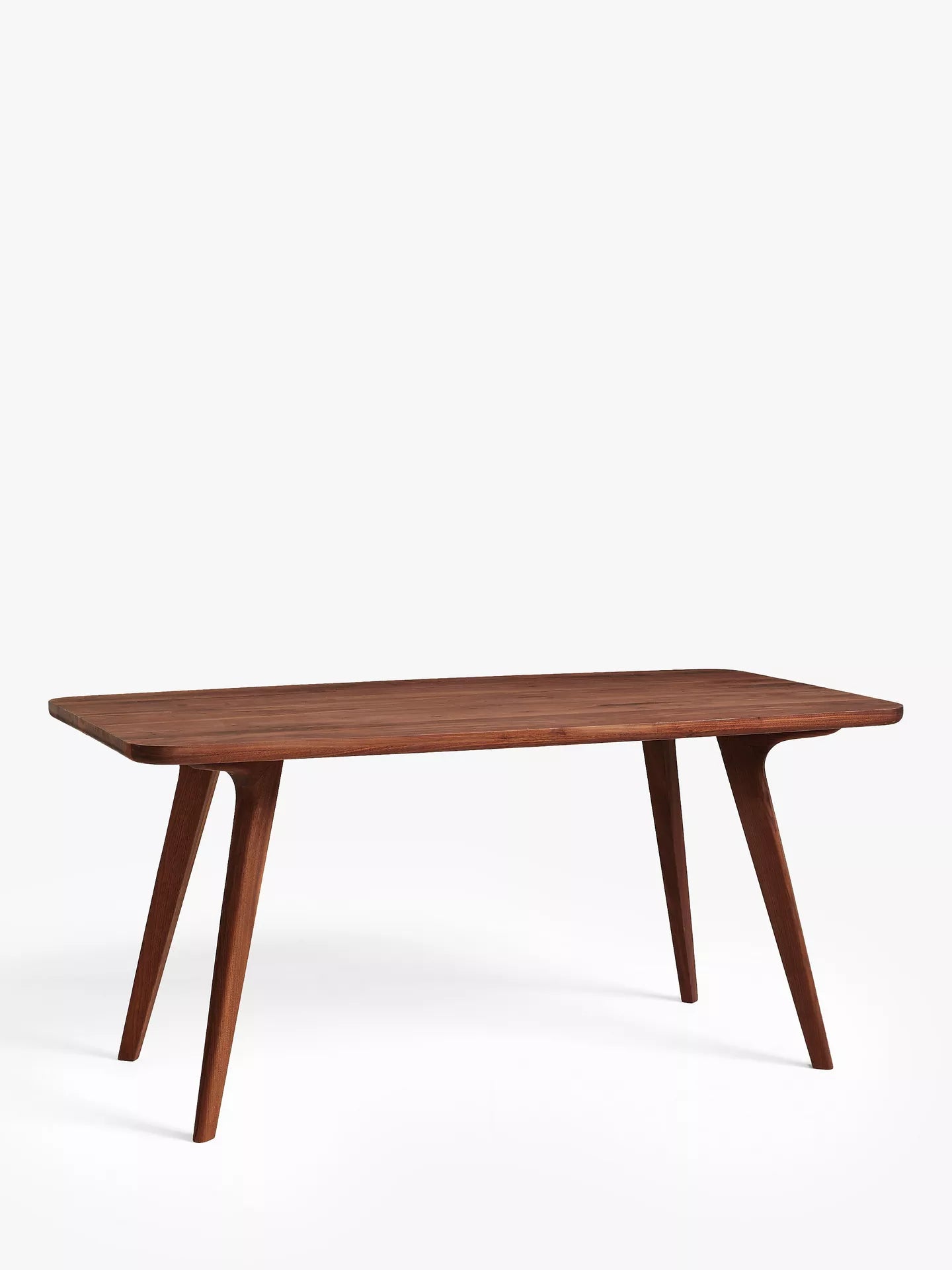 John Lewis Cara 4 Seater Dining Table, American Black Walnut
