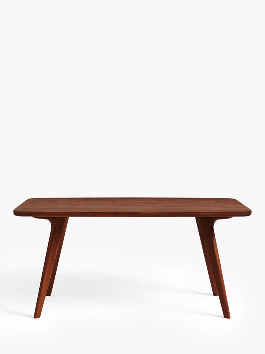 John Lewis Cara 4 Seater Dining Table, American Black Walnut